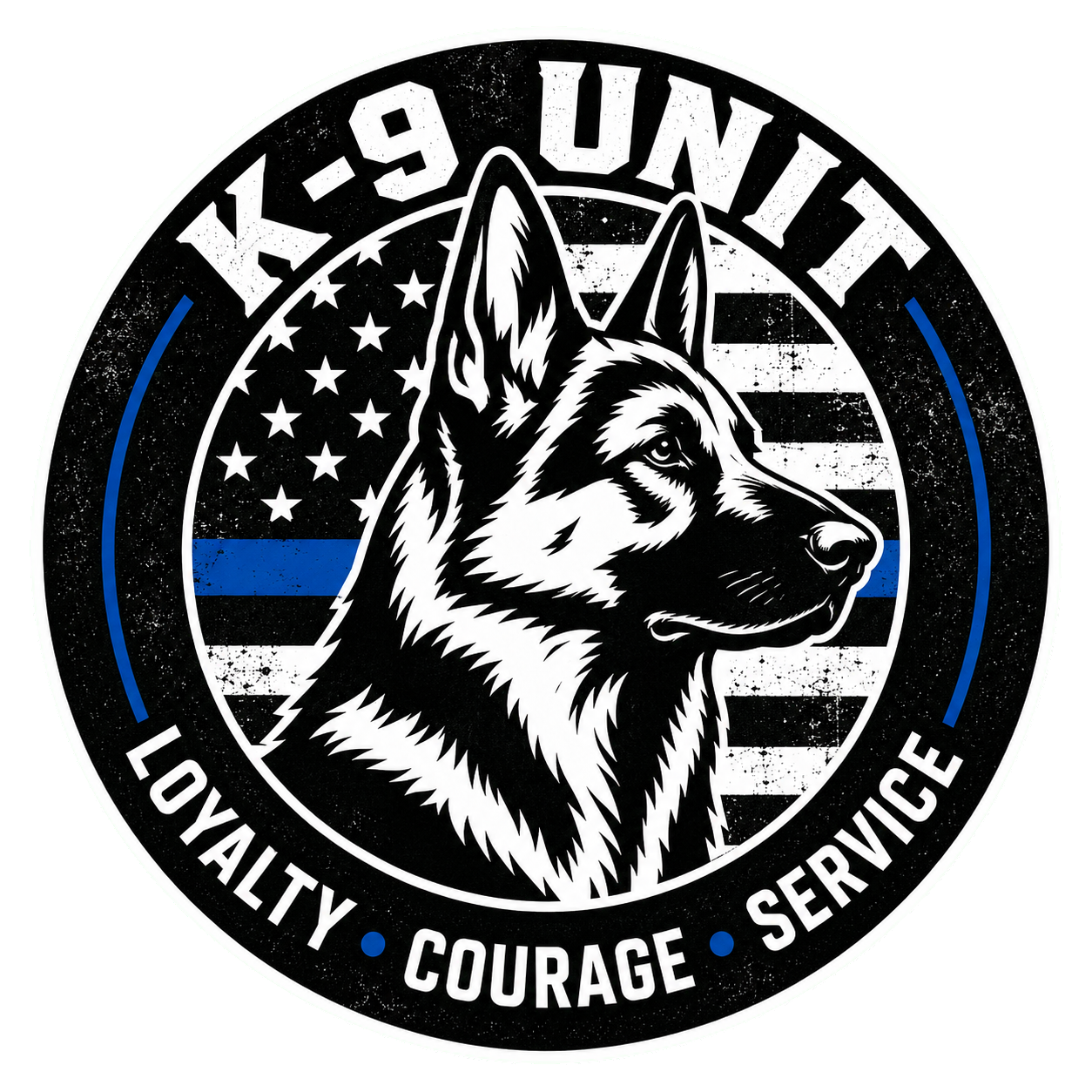 K-9 Unit — Blue PNG artwork